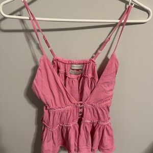 Urban Outfitters Pink Tiered Camisole